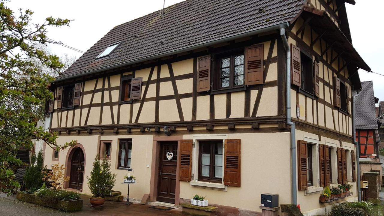 Gite A La Petite Fontaine-Plain Pied-Maison Alsacienne Renovee Avec Passion-4 Pers-4Nuitees Minimum Langensoultzbach ภายนอก รูปภาพ