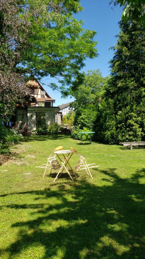 Gite A La Petite Fontaine-Plain Pied-Maison Alsacienne Renovee Avec Passion-4 Pers-4Nuitees Minimum Langensoultzbach ภายนอก รูปภาพ