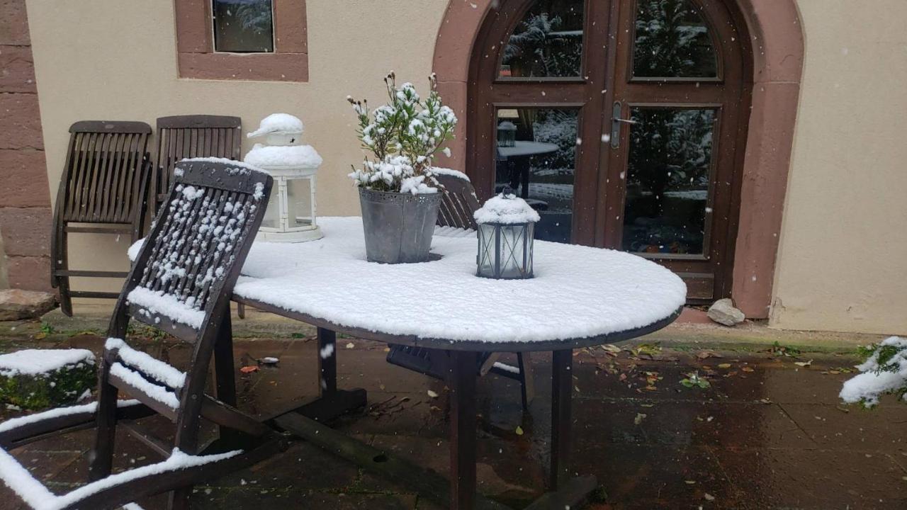 Gite A La Petite Fontaine-Plain Pied-Maison Alsacienne Renovee Avec Passion-4 Pers-4Nuitees Minimum Langensoultzbach ภายนอก รูปภาพ